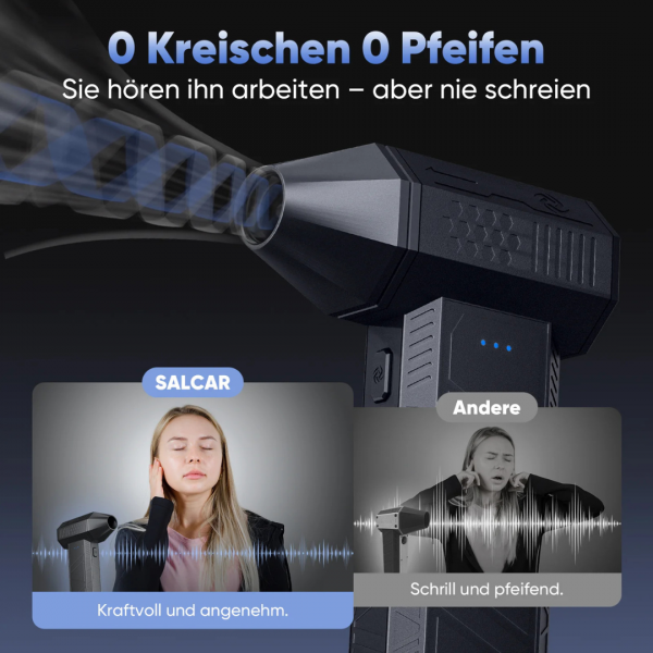 SALCAR Elektrischer Air Duster X3 mini mit 110.000 U/min – Tragbares & Wiederaufladbares Staubgebläse mit Turbomodus für PC, Auto & Haushalt – Bild 5